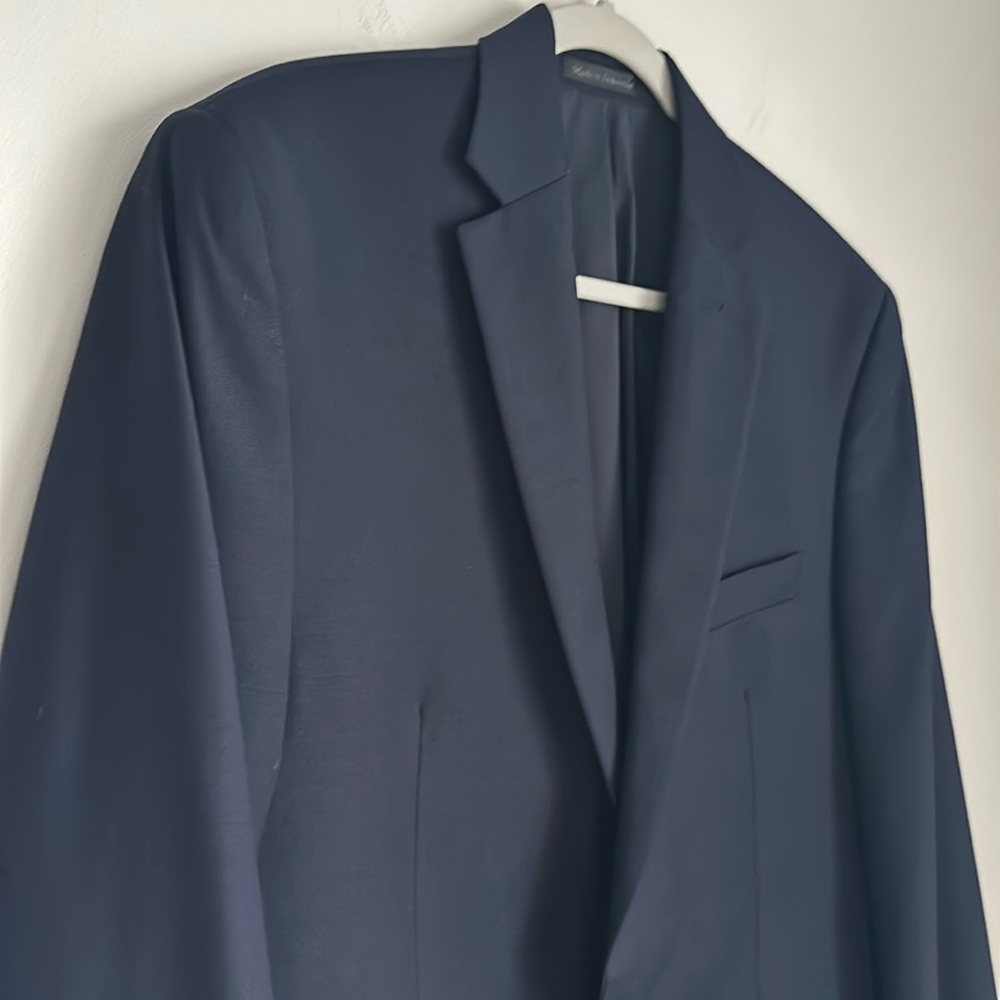 Lauren Ralph Lauren-Mens Blazer- Navy-Gold Buttons-Single Vent-Classic Size 41L - Picture 3 of 11